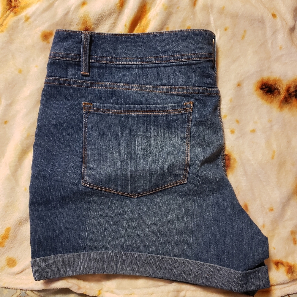 denim shorts